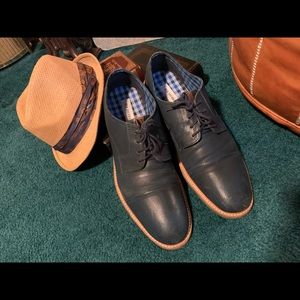 Ben Sherman size 13 m navy leather